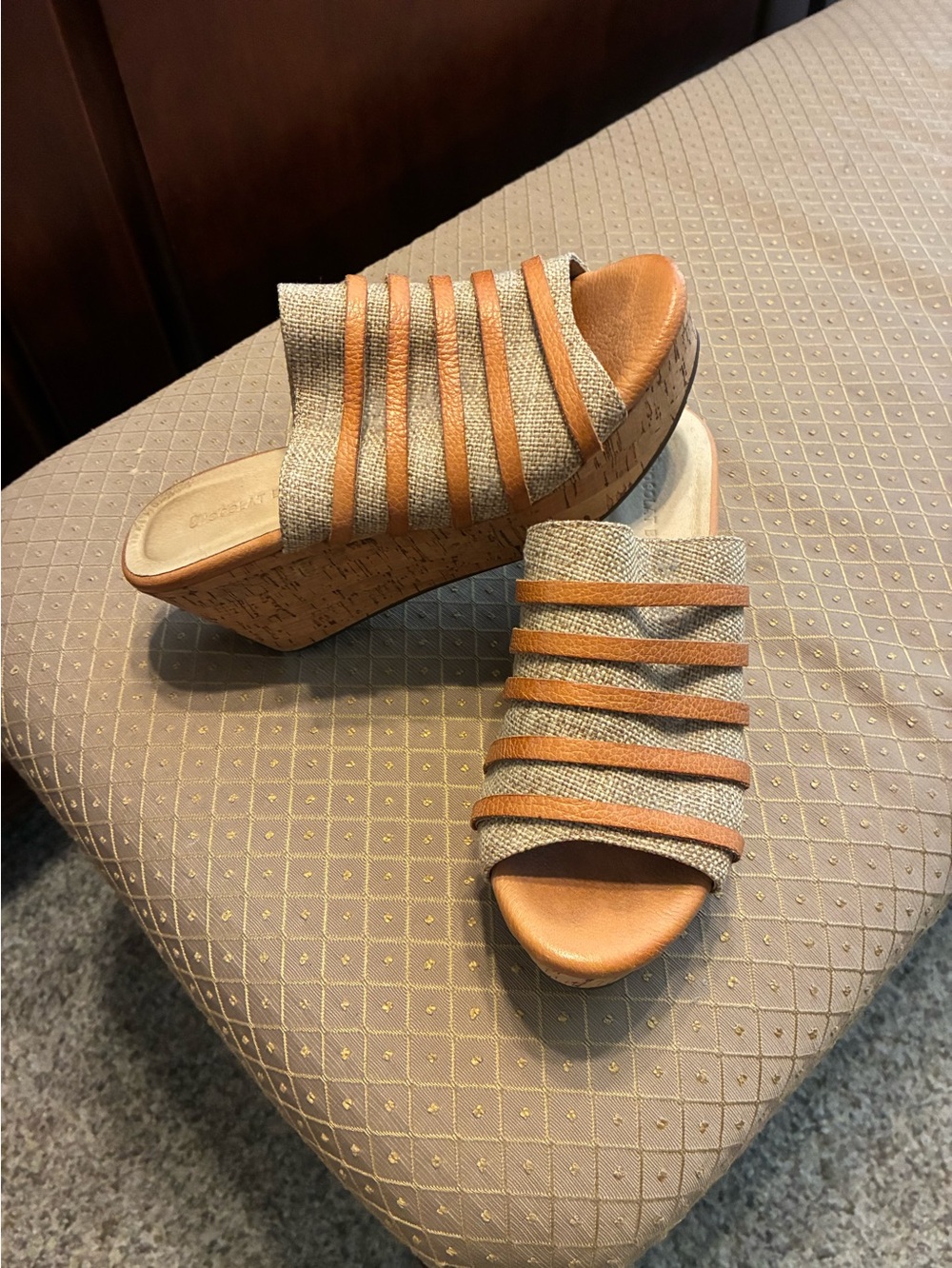 Chocolate Blu Wedges sandals
